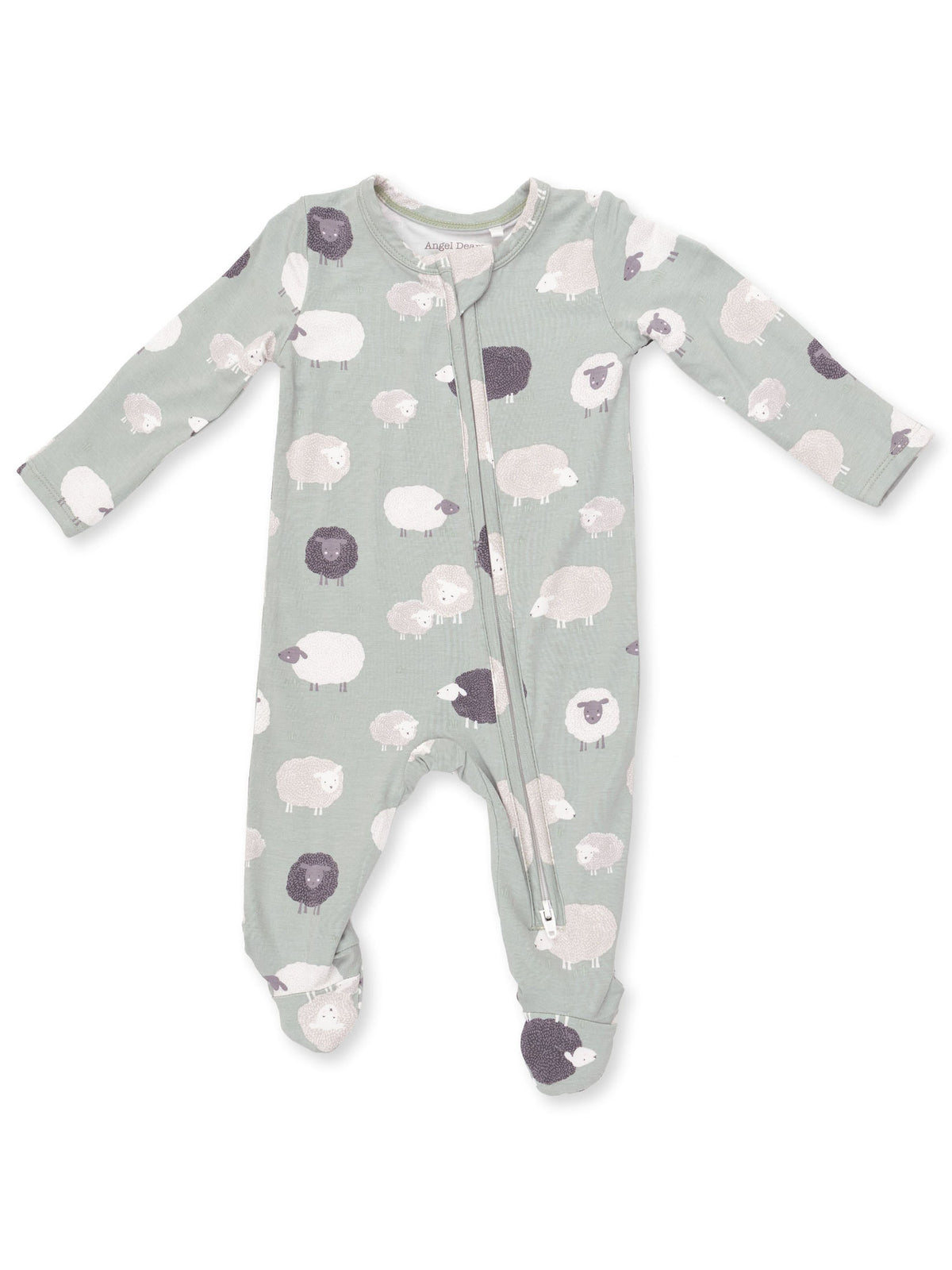 Black Sheep Zipper Footie