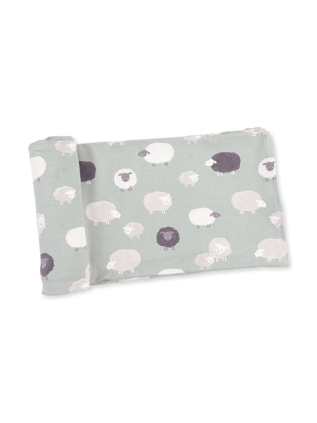 Black Sheep Swaddle Blanket