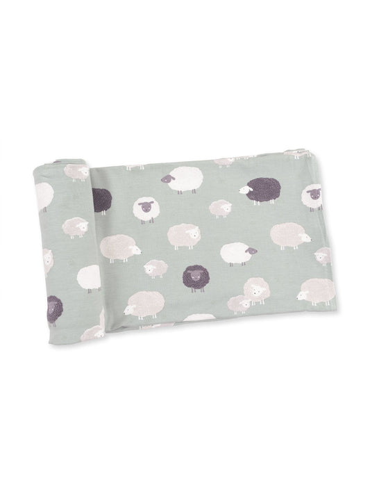 Black Sheep Swaddle Blanket