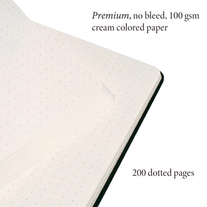 Red Dotted A5 Hardcover Journal