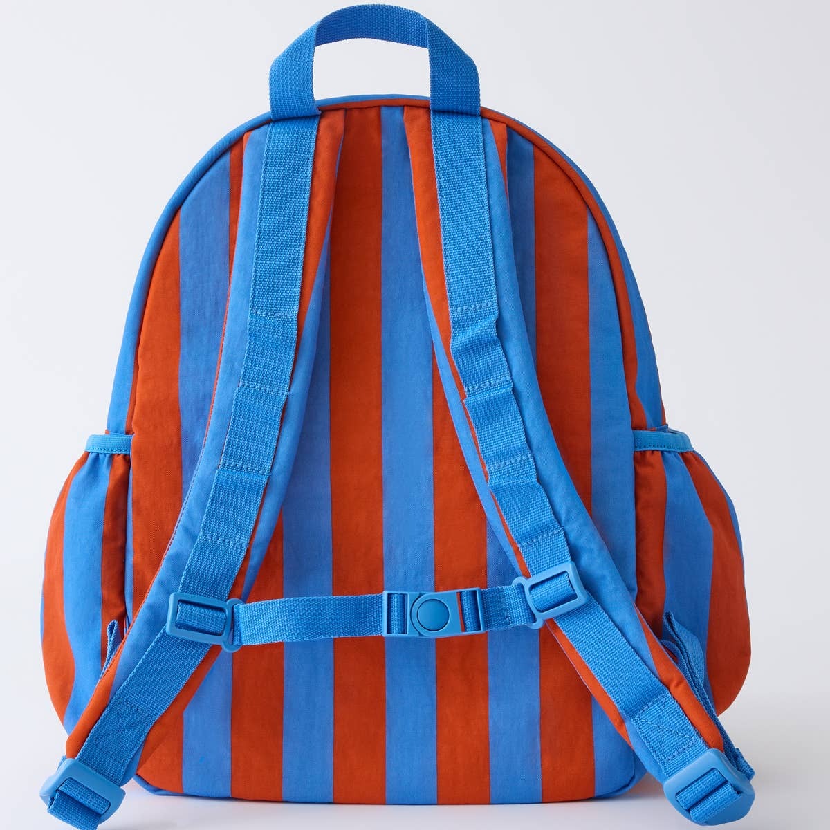 Blue and Rust Stripe Cool Kid Backpack
