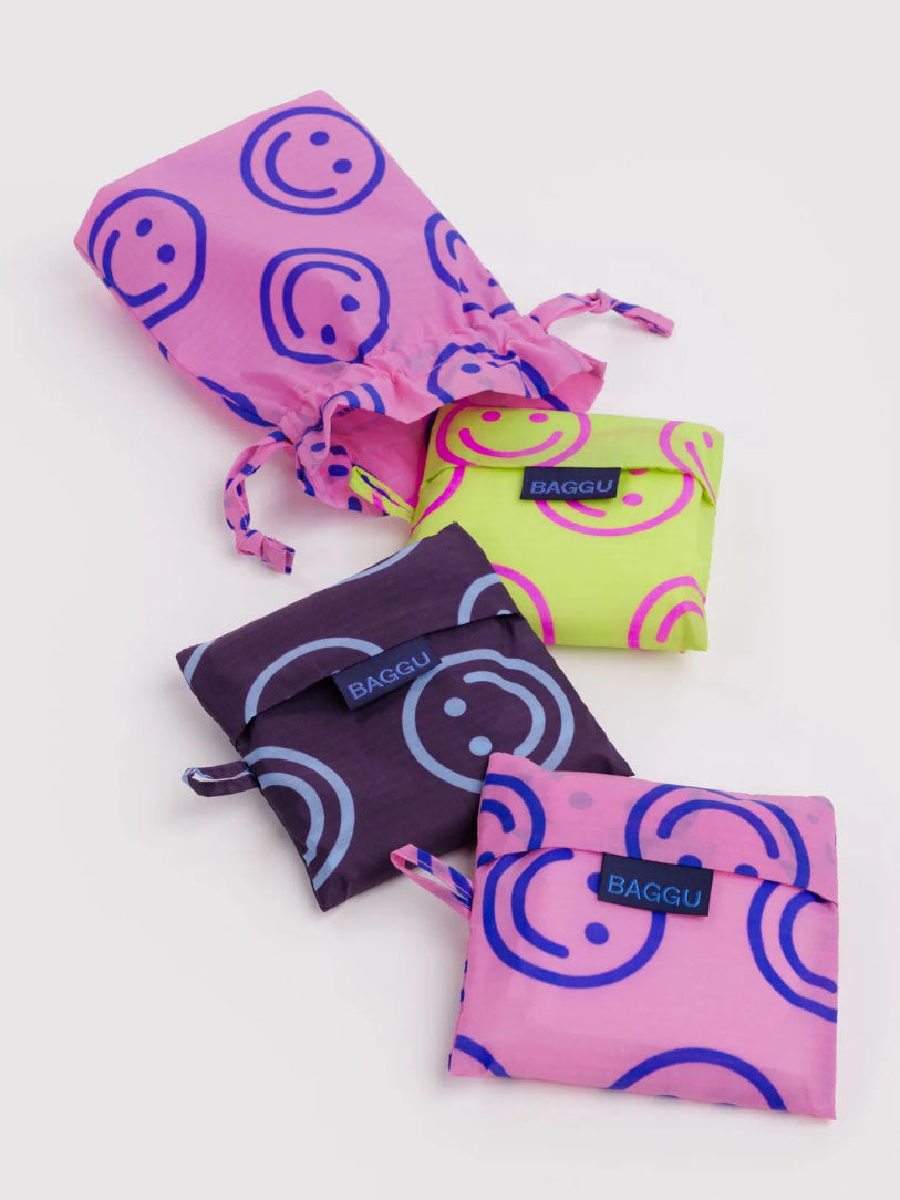 Bright Happy Mix Standard Baggu Set Of 3