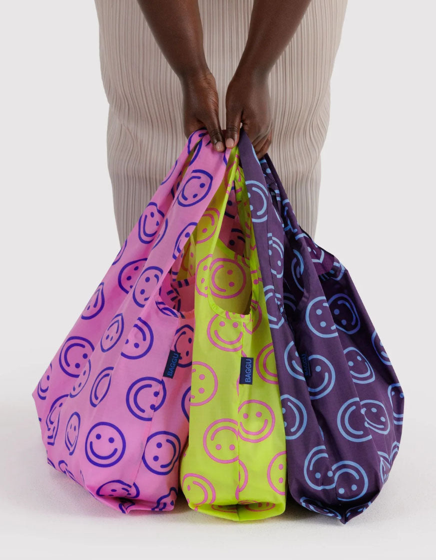 Bright Happy Mix Standard Baggu Set Of 3