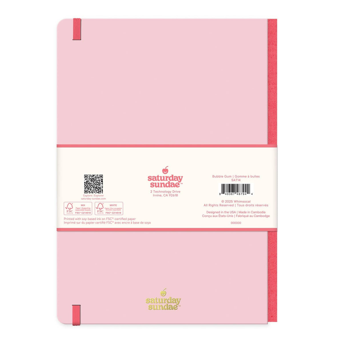 Bubble Gum B5 Sprinkles Notebook