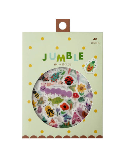 Bugs Jumble Washi Stickers