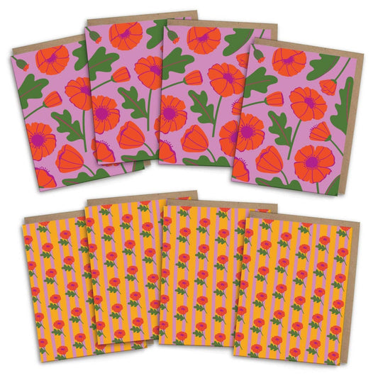 Poppy Greeting Card Set