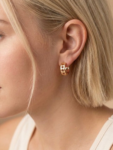 Gold Celestial Dream Huggie Hoops
