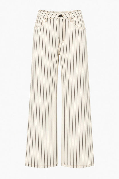 Cream Stripe Kenwood Jeans
