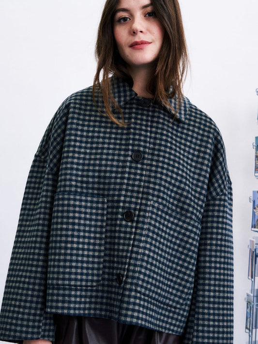 Blue Marine Sheffield Coat