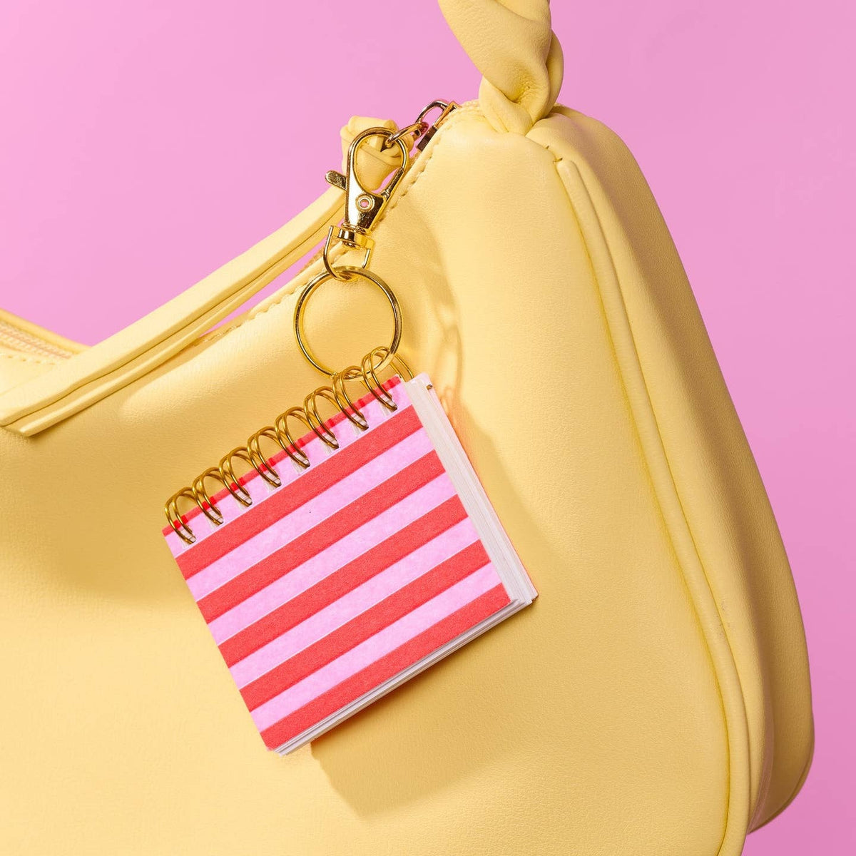 Cabana Stripe Mini Notebook Charm
