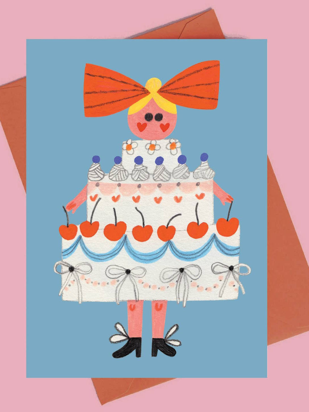 Cake Girl Card