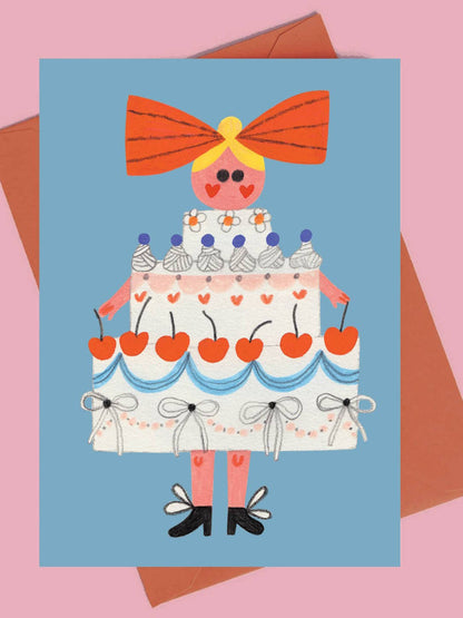 Cake Girl Card