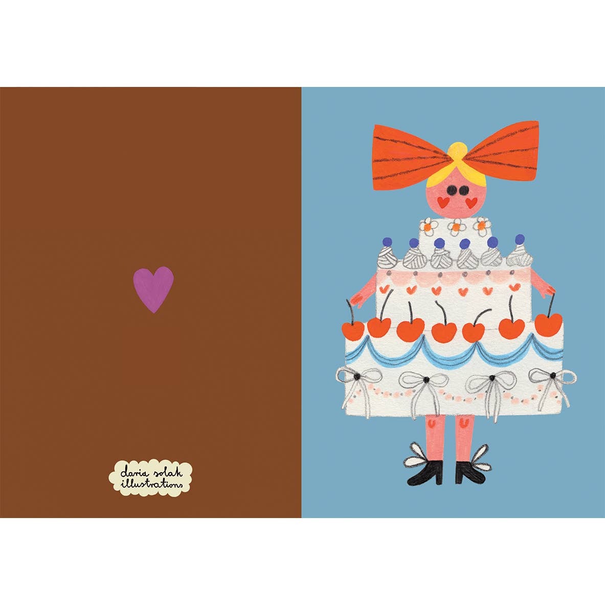 Cake Girl Card