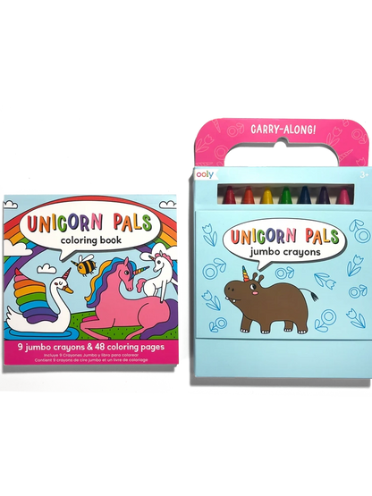 Unicorn Pals Carry Along Coloring Book Set