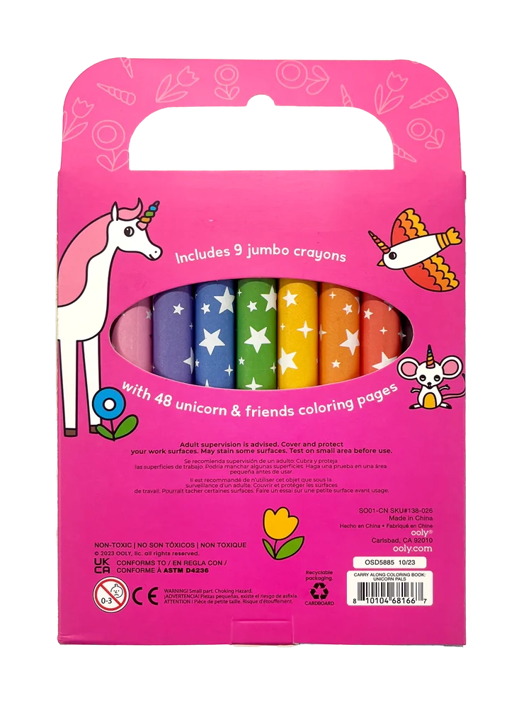 Unicorn Pals Carry Along Coloring Book Set