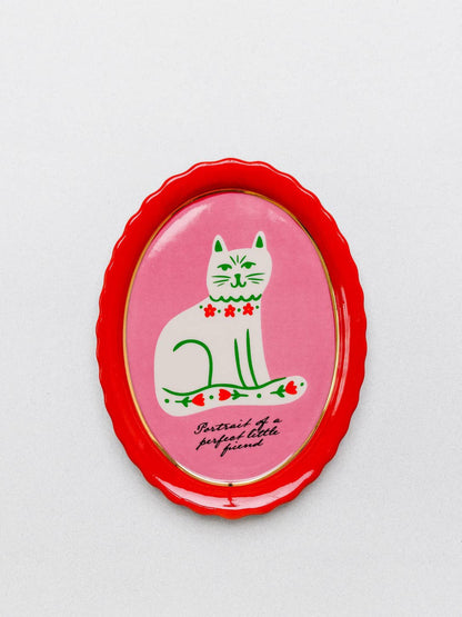 Cat Portrait Trinket Tray