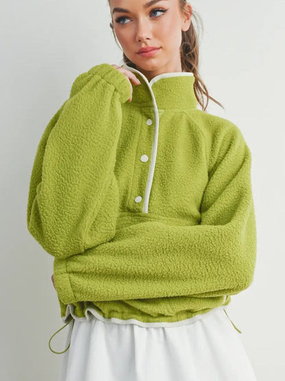 Charlie Button Fleece Pullover