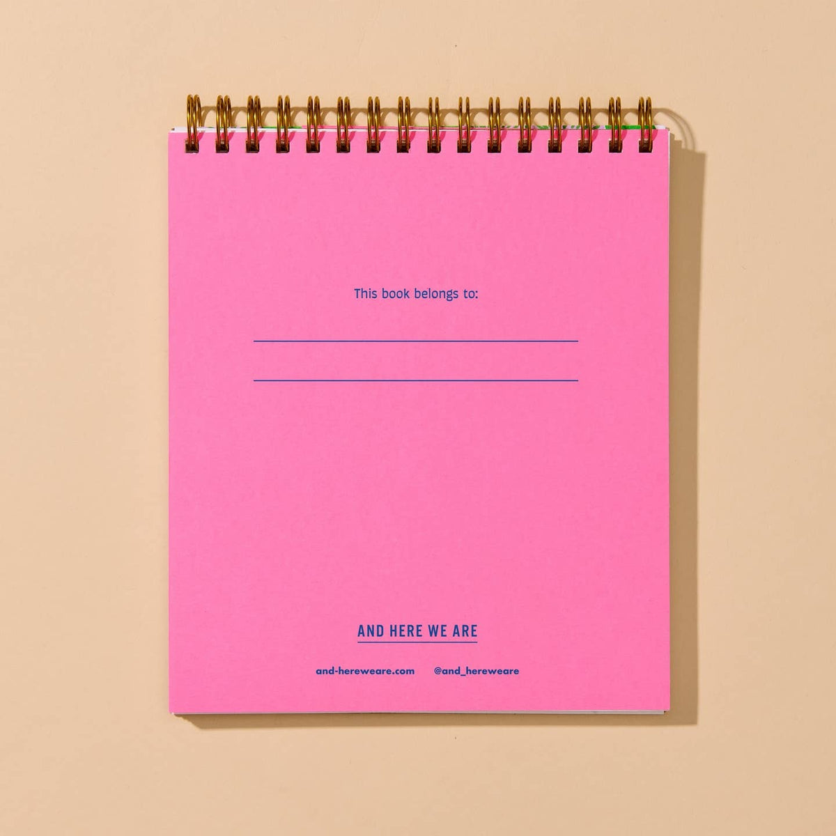 Cherries Letterpress Spiral Notebook