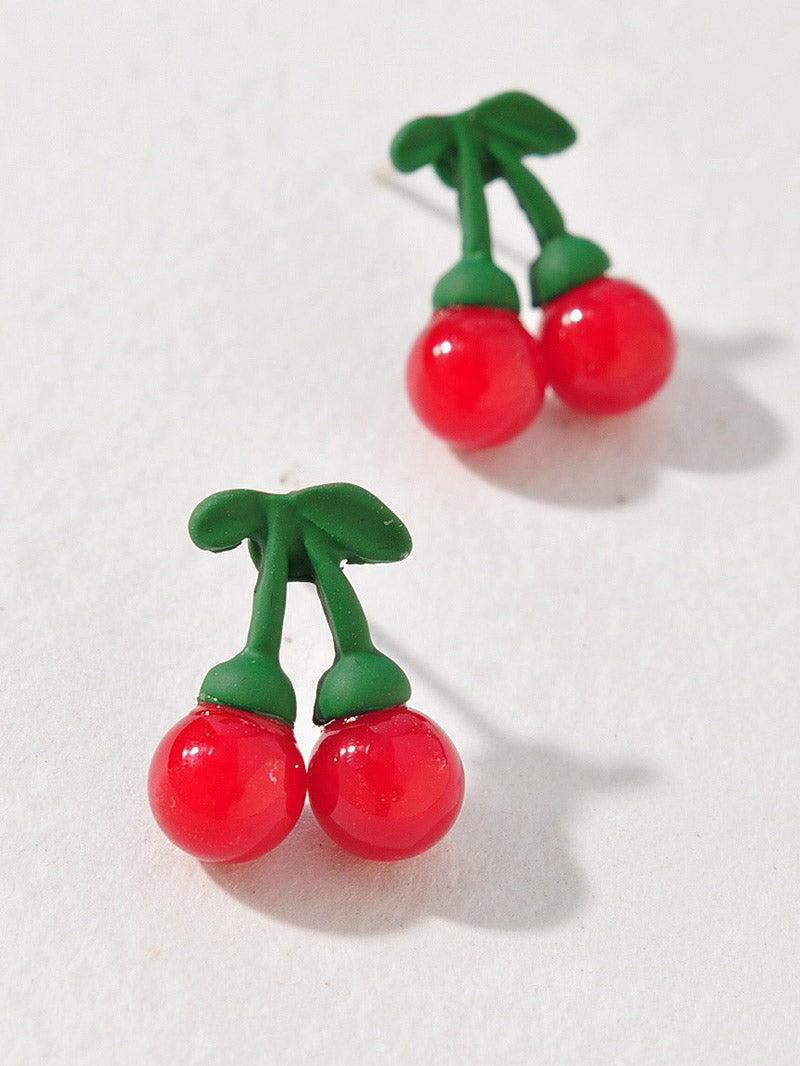 Cherry Stud Earrings