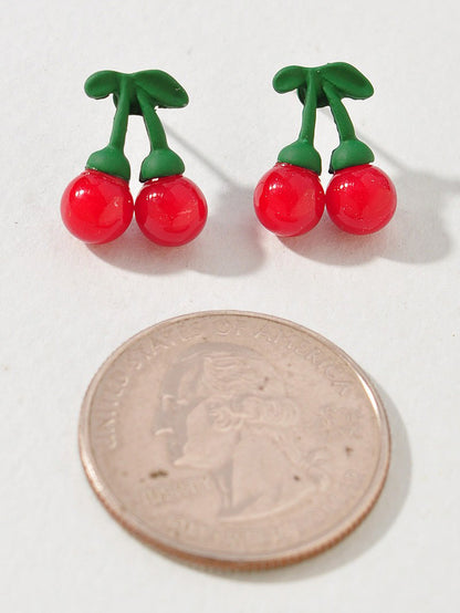 Cherry Stud Earrings