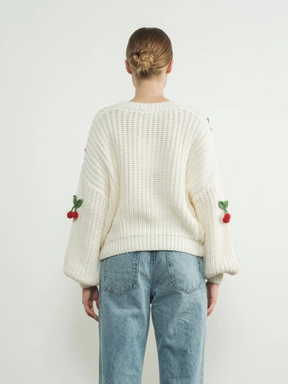 Mabel Cherry Sweater