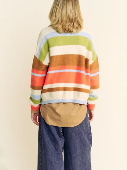 Landscape Stripe Cardigan