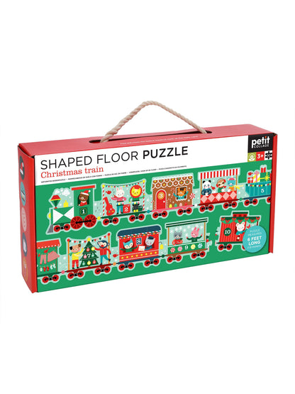 Christmas Train Shaped Floor Puzzle