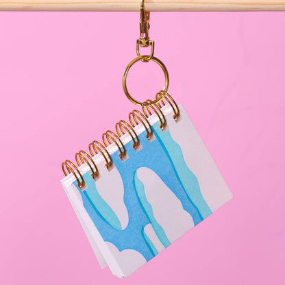 Clouds and Sky Mini Notebook Charm
