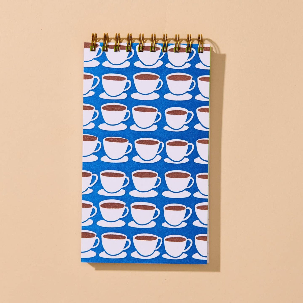 Coffee Mug Small Lined Spiral Notebook