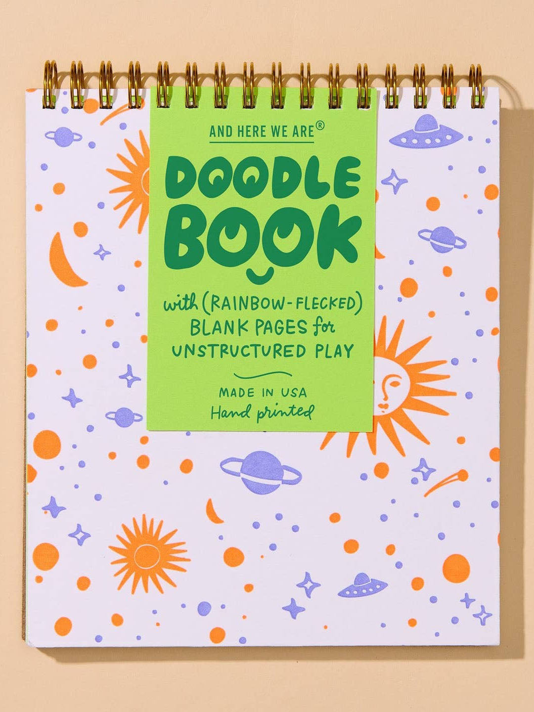 Constellation Blank Spiral Notebook