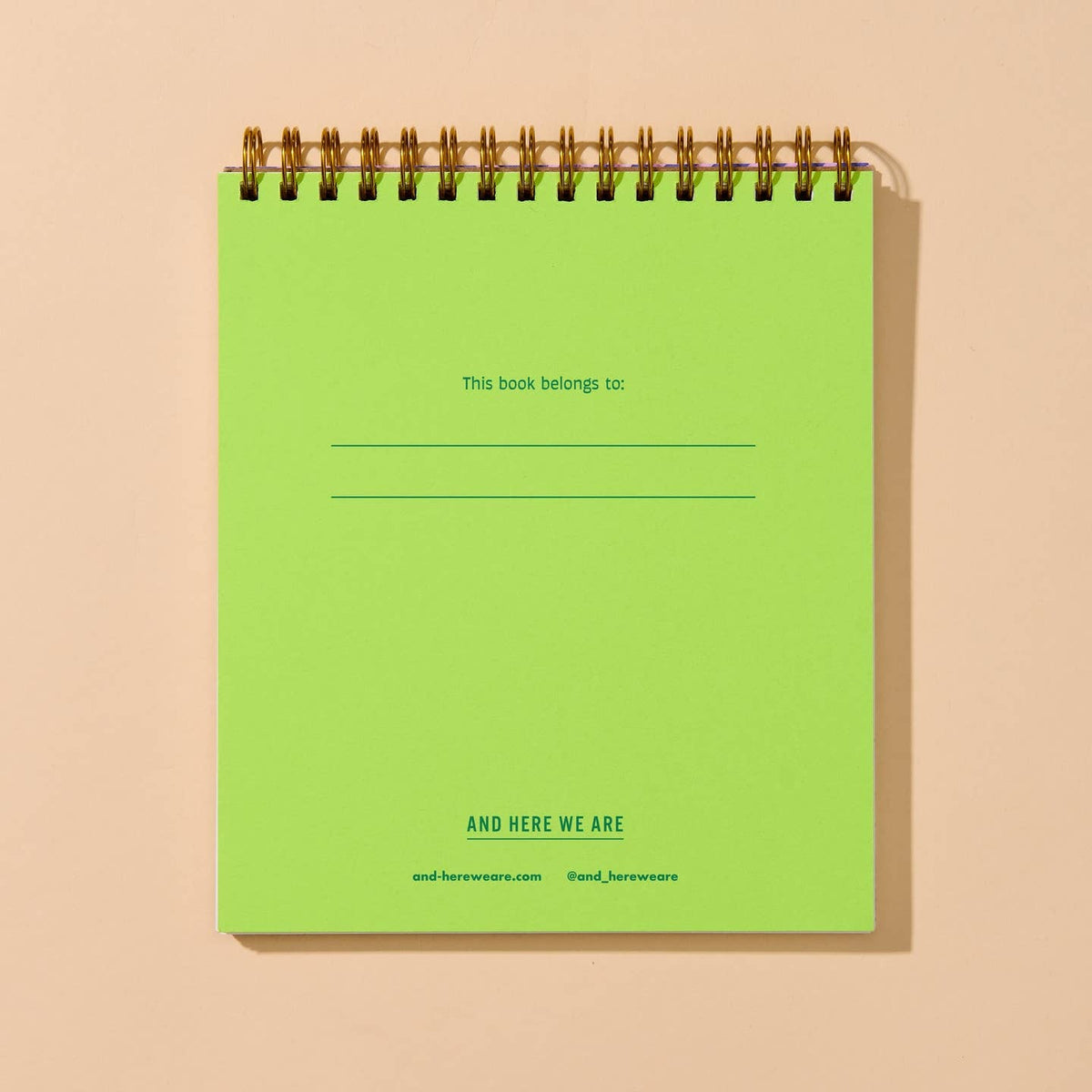 Constellation Blank Spiral Notebook