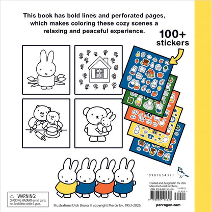 Cozy Coloring: Miffy - Adult and Teen Coloring Book