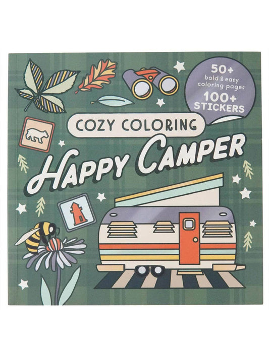 Cozy Coloring: Happy Camper - Adult & Teen Coloring Book