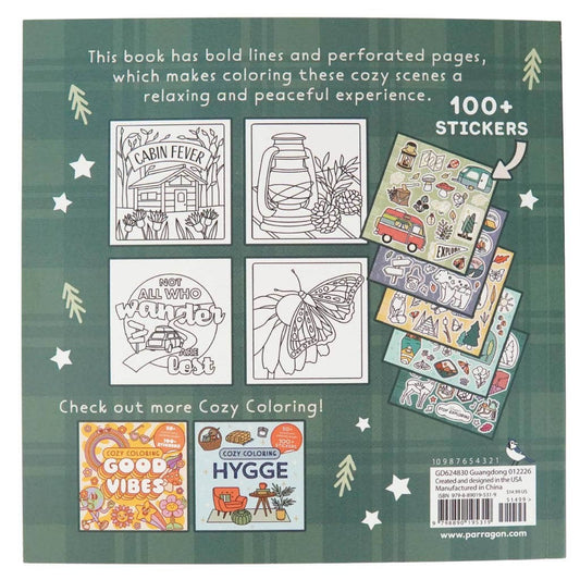 Cozy Coloring: Happy Camper - Adult & Teen Coloring Book