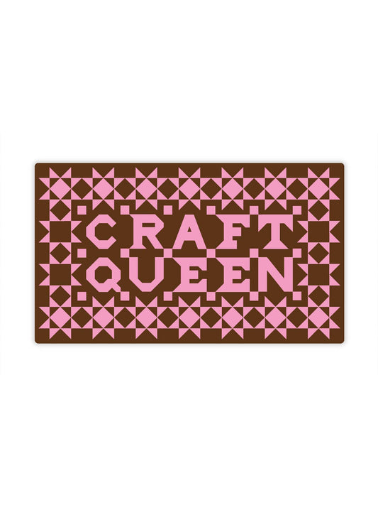Craft Queen Vinyl Sticker