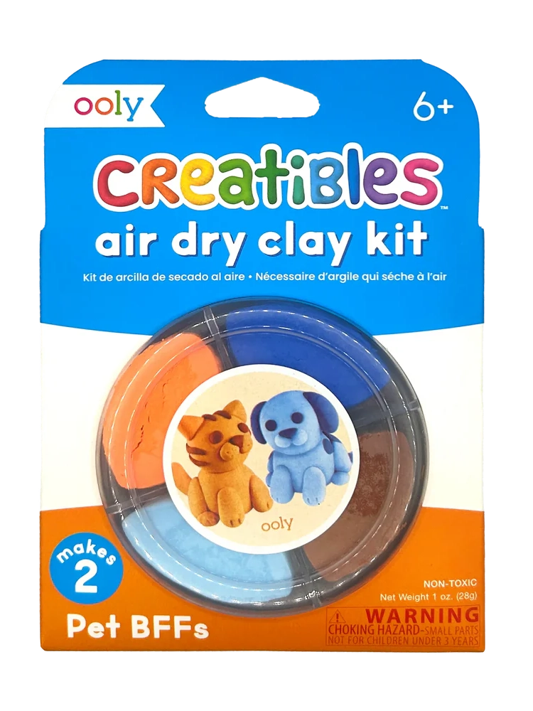 Creatibles Air Dry Clay Kit: Pet Pals