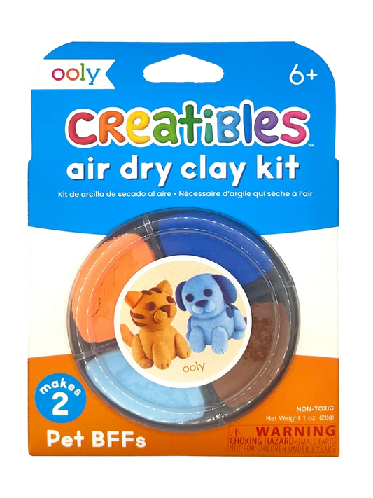 Creatibles Air Dry Clay Kit: Pet Pals