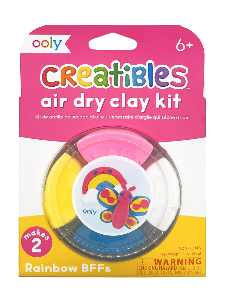 Creatibles Air Dry Clay Kit: Rainbow Pals