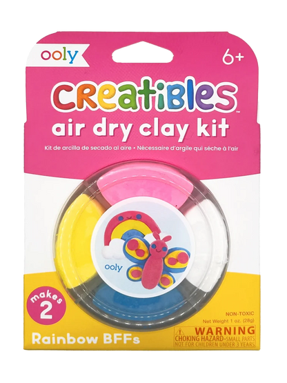 Creatibles Air Dry Clay Kit: Rainbow Pals