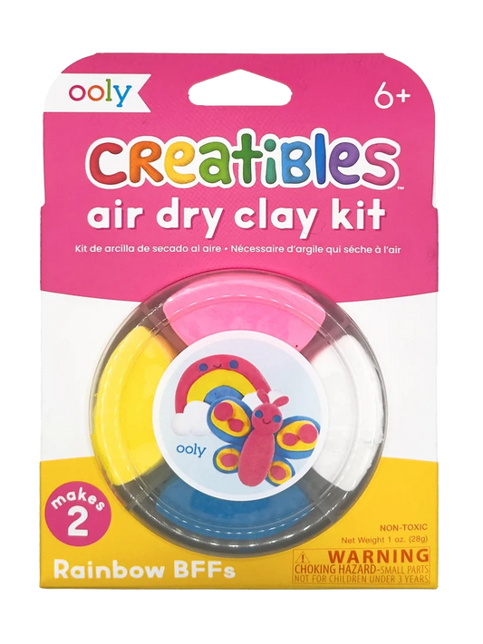 Creatibles Air Dry Clay Kit: Rainbow Pals