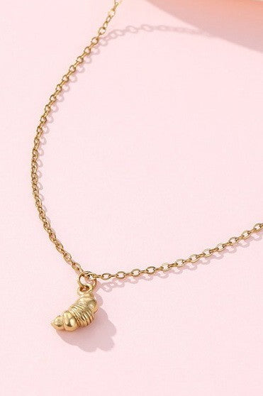 Croissant Charm Necklace