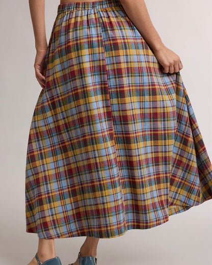 Harvest Plaid Skirt