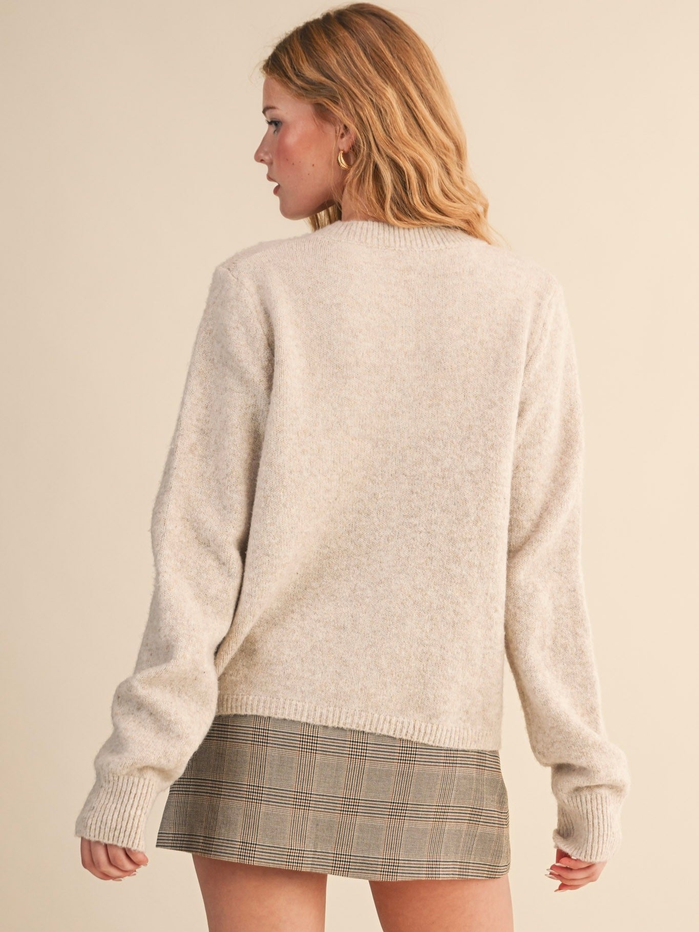 Vanilla Cream Cozy Knit Cardigan