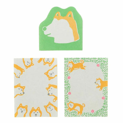 Green Retro Memo Pad