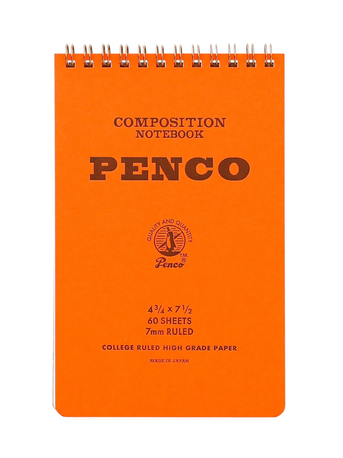 Orange Coil Notepad