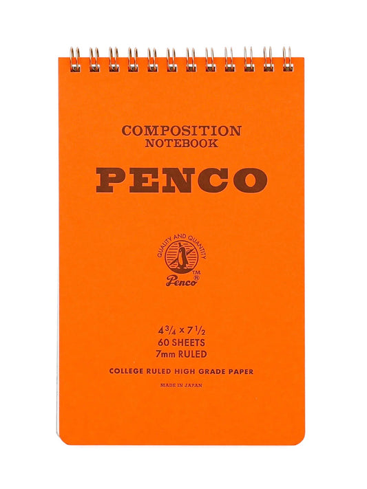 Orange Coil Notepad