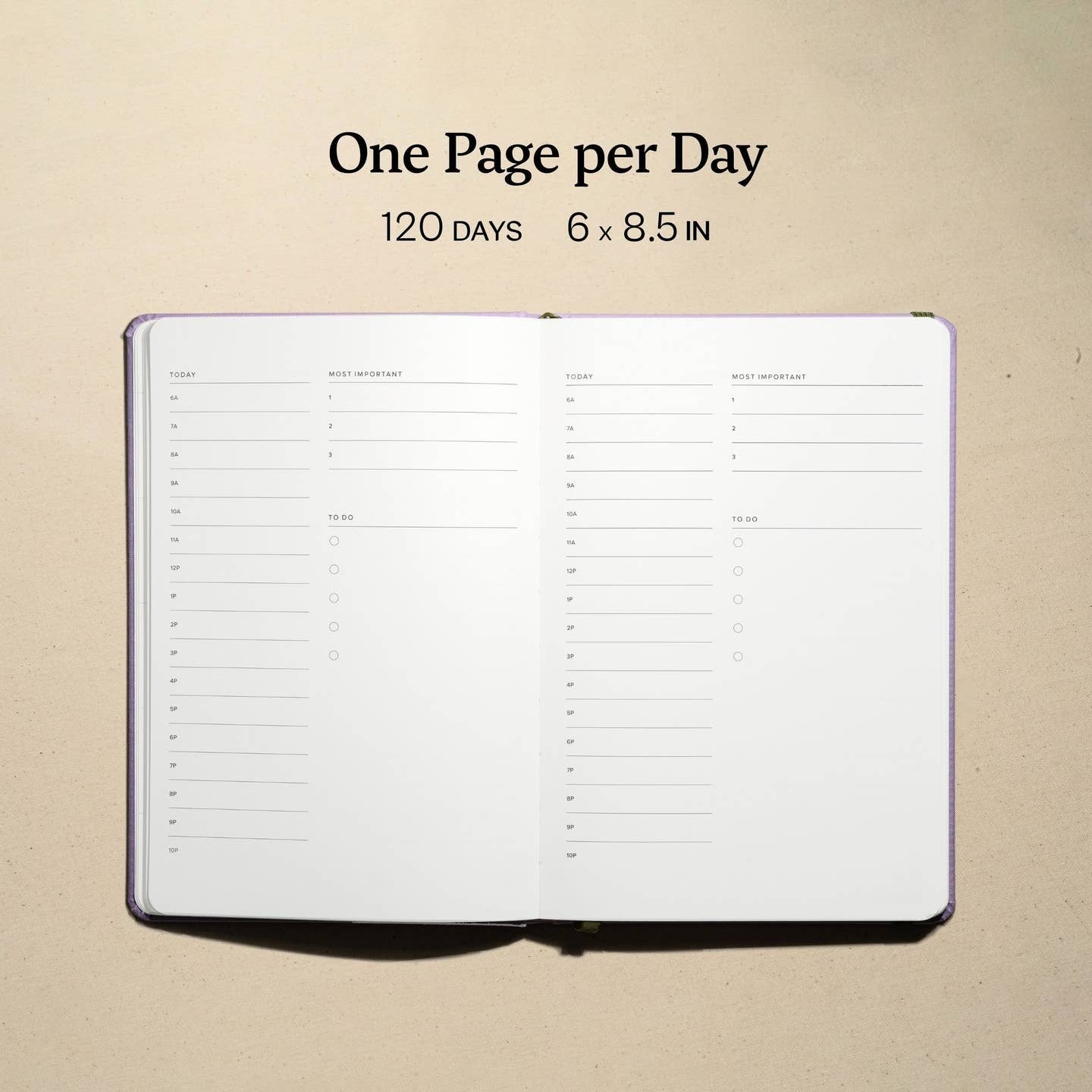 Daily Planner Hardcover