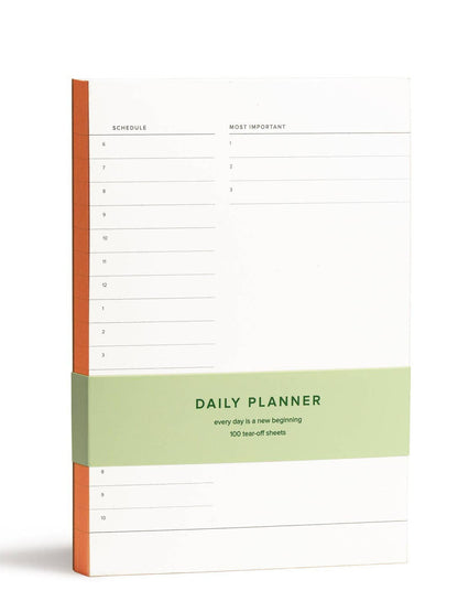 Daily Planner Pad Orange