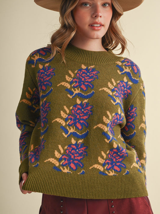 Dani Vintage Floral Sweater