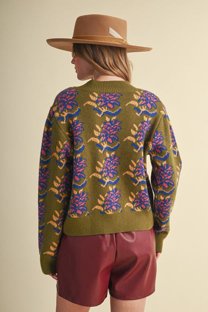 Dani Vintage Floral Sweater